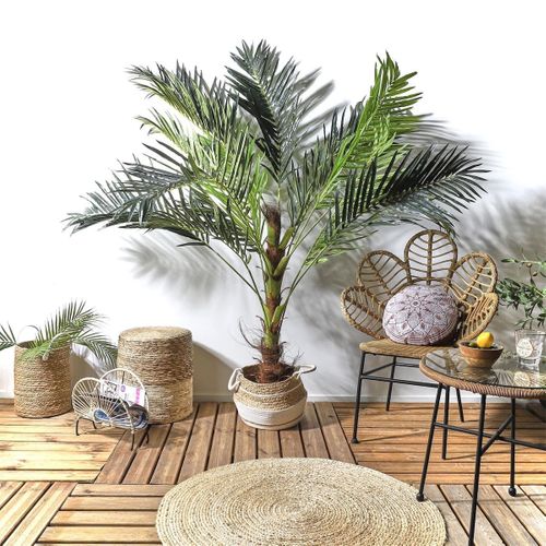 Palmier Artificiel En Polyéthylène Hauteur 125cm -