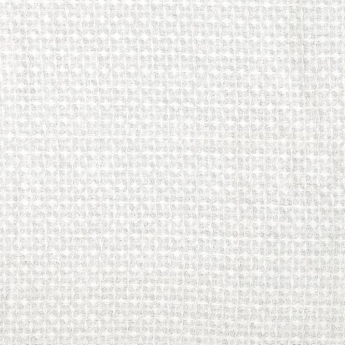 Plaid Jeté De Canapé 120x150cm Style Gaufré Coloris Ivoire -