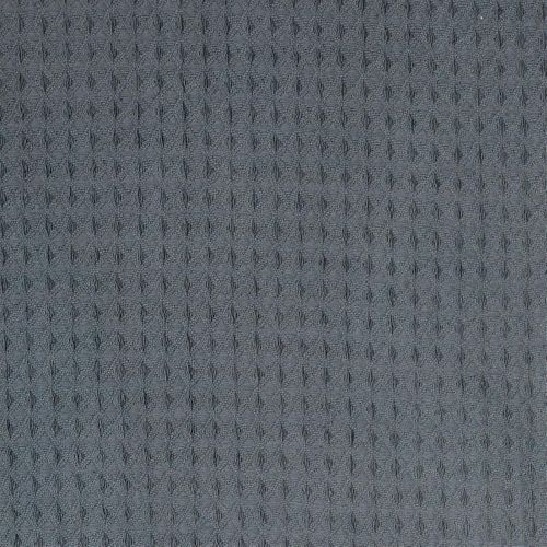 Plaid Jeté De Canapé 120x150cm Style Gaufré Coloris Gris Anthracite -