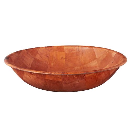 Saladier En Bois De Peuplier Marron (ø45 Cm) -