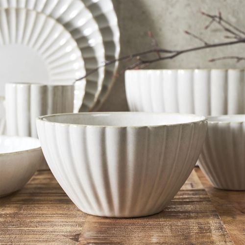 Set De 6 Bols Beiges En Céramique (ø14,5cm) - Shelly