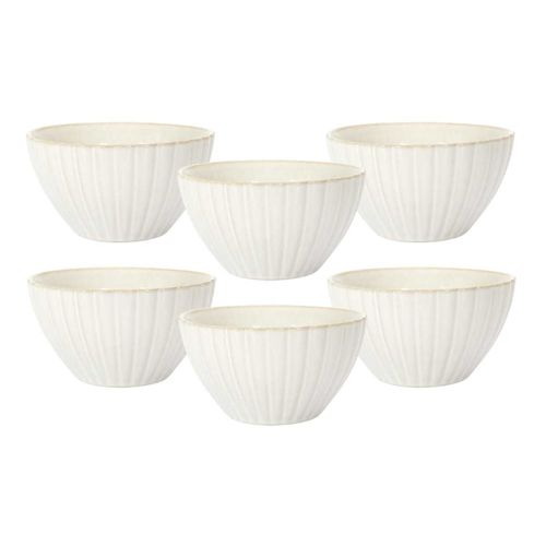 Set De 6 Bols Beiges En Céramique (ø11cm) - Shelly