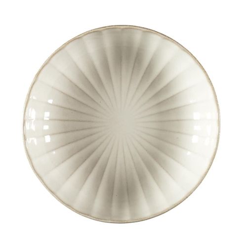 Set De 6 Assiettes Creuses Beiges En Céramique (ø20cm) - Shelly