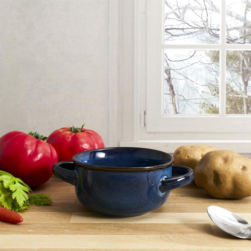 Set De 6 Bols à Soupe En Grés Du Temps Bleu (60ml) -