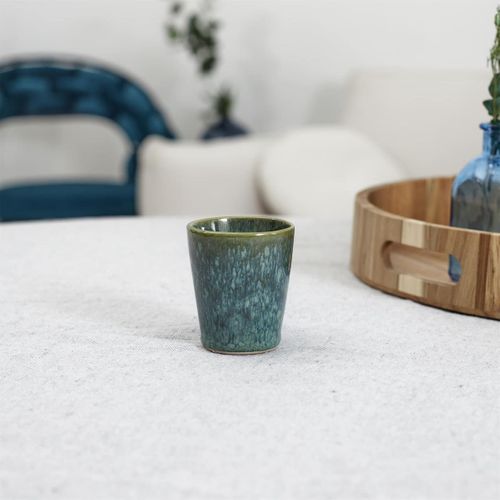 Tasse à Expresso En Céramique Coloris Verte (9 Cl) - Greeny