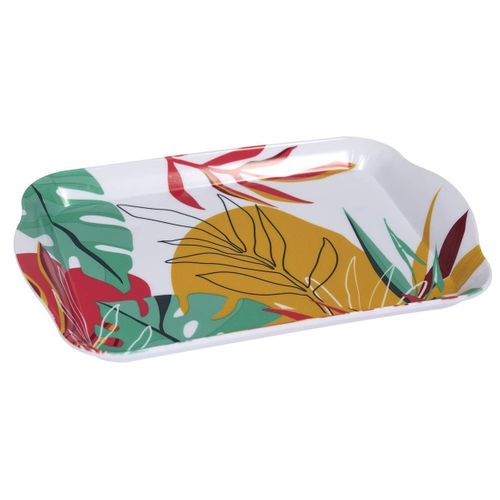 Plateau De Service En Plastique Paradis Exotique (21x14cm) - Antilles