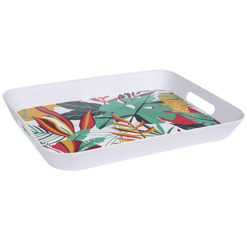 Plateau En Plastique Paradis Exotique (41x32cm) - Antilles