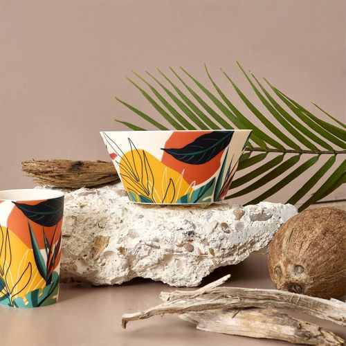 Bol En Plastique Paradis Exotique (ø15cm) - Antilles