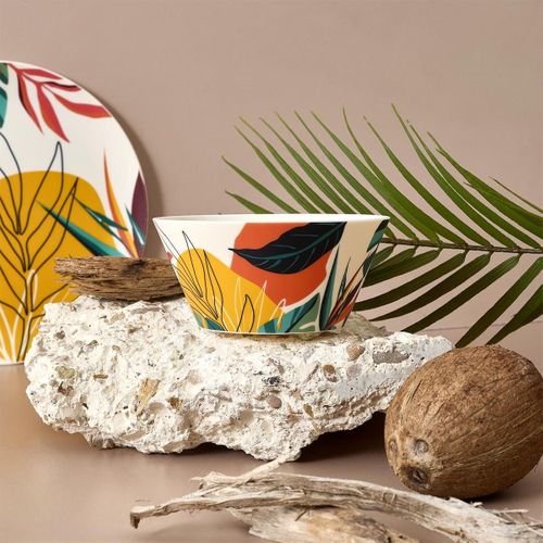 Bol En Plastique Paradis Exotique (ø15cm) - Antilles