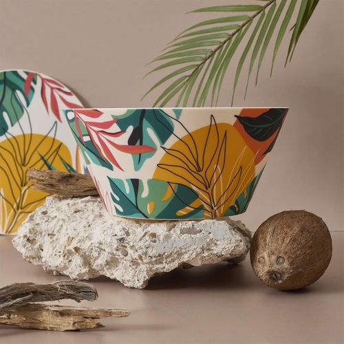 Saladier En Plastique Paradis Exotique (ø25cm) - Antilles