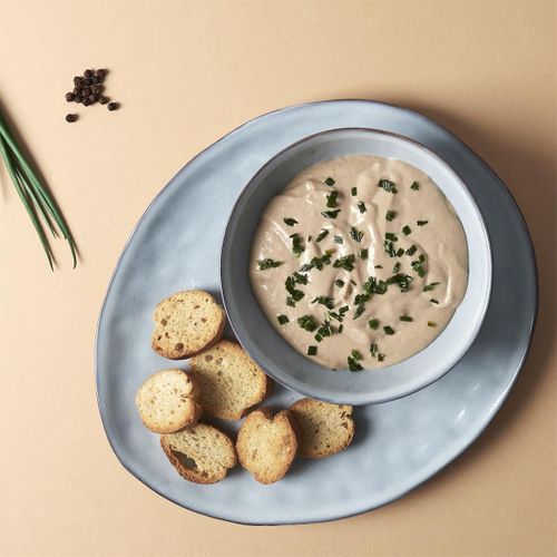 Set De 6 Assiettes à Dessert Galet En Céramique Au Grés Du Temps Gris (22x18cm) - Galet