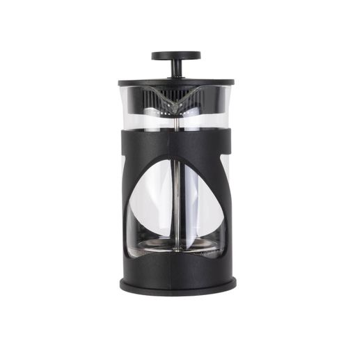 Cafetière à Piston 60cl En Verre Et Plastique Noir Pour 5 Tasses -