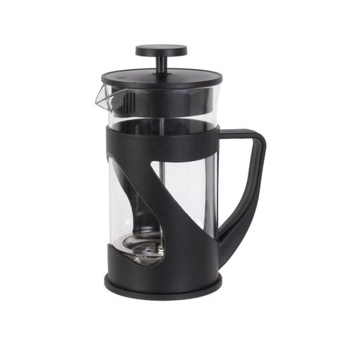 Cafetière à Piston 60cl En Verre Et Plastique Noir Pour 5 Tasses -