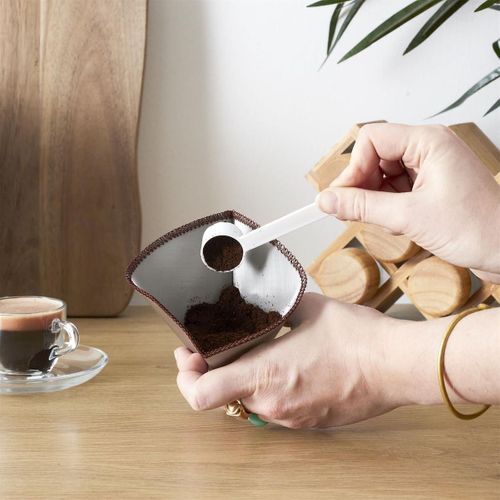Filtre à Café Réutilisables En Acier Inoxydable Taupe Cannelle (taille 4) -