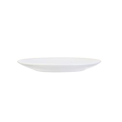 Set De 6 Assiettes à Dessert Blanches En Porcelaine Avec Liseré Doré (ø20cm) - Aura
