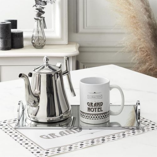 Théière De Service 1,25l Avec Filtre En Acier Inoxydable -