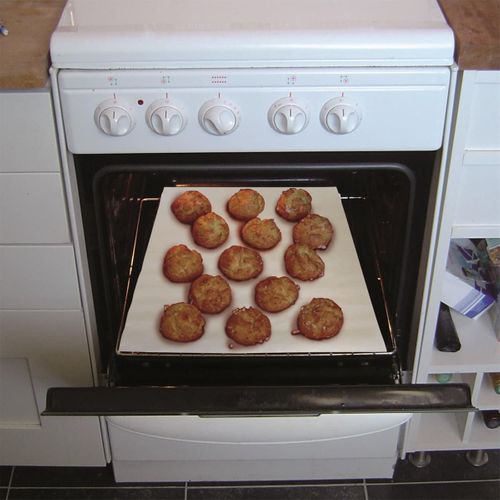 Feuille De Cuisson Réutilisable En Fibre De Verre Blanche (40x50 Cm) -