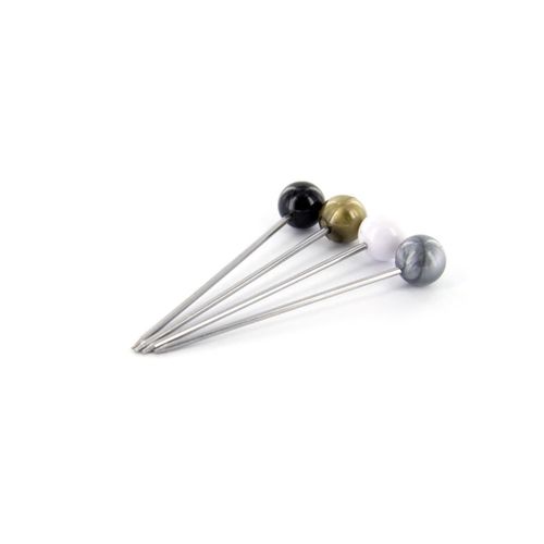 Set De 12 Piques à Bigorneaux Inox Avec Support Circulaire -