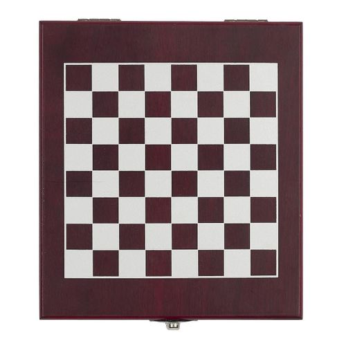 Coffret De Vin 4 Accessoires Avec Échiquier -