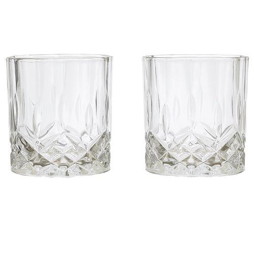 Coffret Whisky 10 Accessoires (2 Verres, Pince De Service, 6 Glaçons Inox) Style Gentleman -