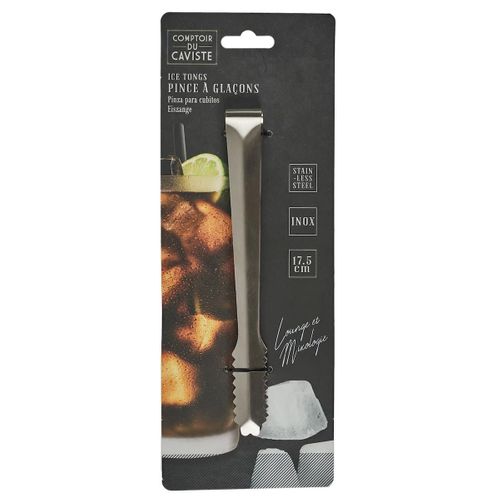 Pince à Glaçons En Acier Inoxydable 17,5cm -