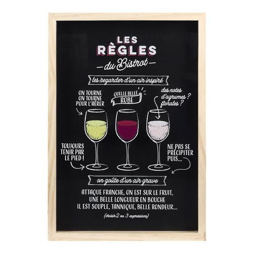 Cadre En Bois Pour Collection De Bouchons En Liège Style Bistrot -