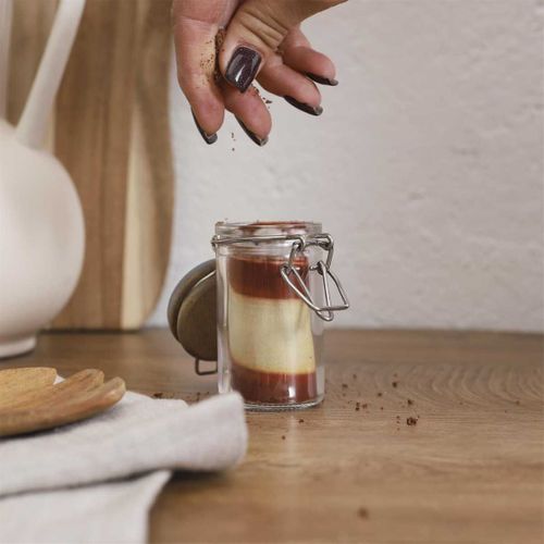 Bocal De Conservation 70ml En Verre Couvercle Acacia -