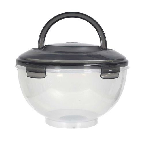 Set De 3 Boîtes Hermétiques à Emporter En Plastique Avec Couvercles Hermétiques Gris -