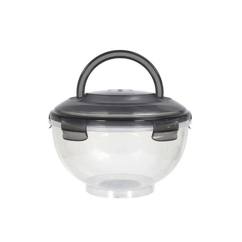 Set De 3 Boîtes Hermétiques à Emporter En Plastique Avec Couvercles Hermétiques Gris -