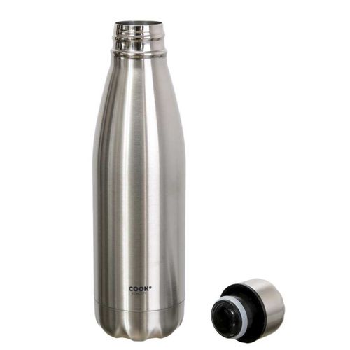 Bouteille De Transport Isotherme 50cl En Inox Gris -