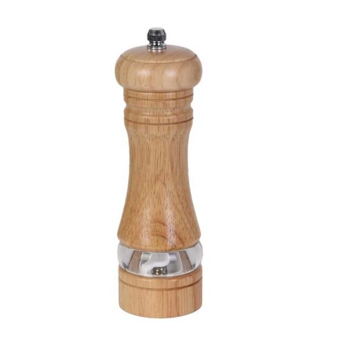 Moulin à Sel Et Poivre En Bois 70 Ml Avec Broyeur En Céramique Réglable -