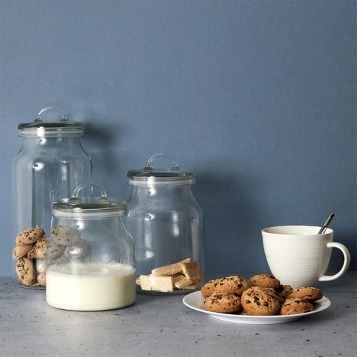 Bocal De 2,7l En Verre Avec Couvercle (h29,5cm) -