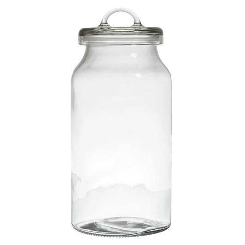 Bocal De 2,7l En Verre Avec Couvercle (h29,5cm) -