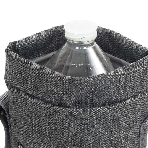 Sac Bouteille Isotherme Gris En Polyester De 1,5l -