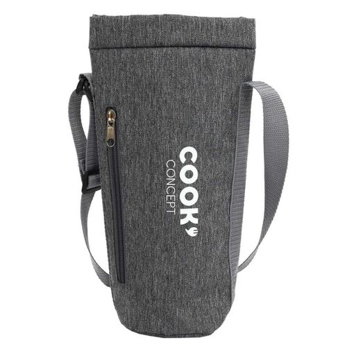 Sac Bouteille Isotherme Gris En Polyester De 1,5l -