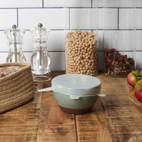 Lot De 3 Couvercles Flexibles Et Réutilisables En Silicone -