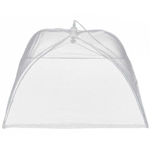 Lot De 2 Cloches Moustiquaires Blanches Rétractables -