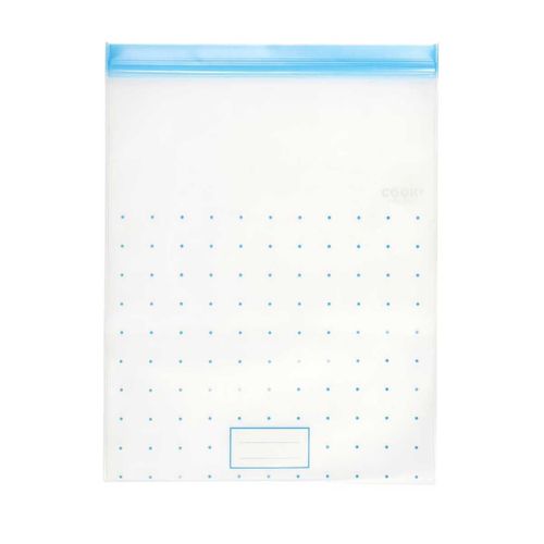 Lot De 3 Sachets Transparents Réutilisables De Congélation Fermeture à Zip -