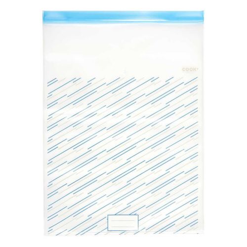 Lot De 3 Sachets Transparents Réutilisables De Congélation Fermeture à Zip -