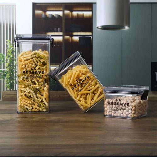 Lot De 3 Boites De Conservation Empilables, 3 Tailles Différentes -