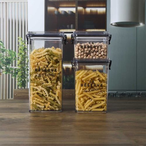 Lot De 3 Boites De Conservation Empilables, 3 Tailles Différentes -