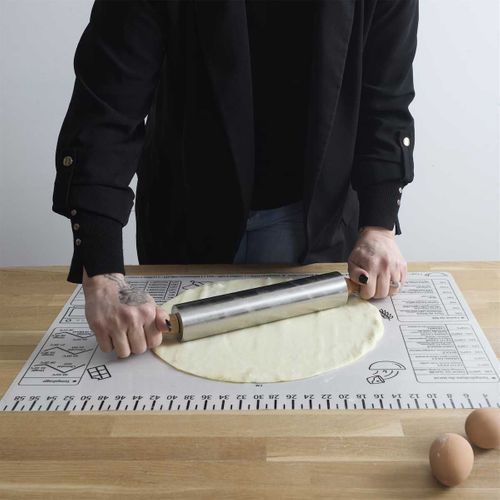 Tapis à Pâtisserie Anti-adhésif Avec Graduation 60x40 Cm -