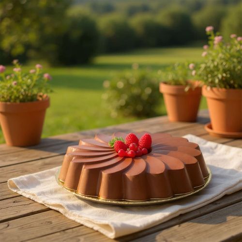 Moule à Gâteau En Silicone Forme Marguerite 8 Parts -