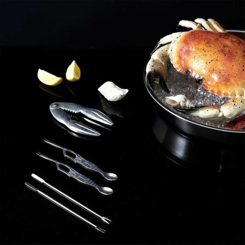 Coffret à Crustacés 5 Pièces En Acier Inoxydable -