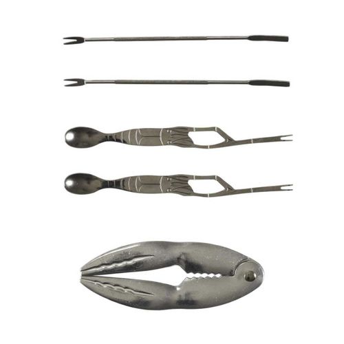 Coffret à Crustacés 5 Pièces En Acier Inoxydable -