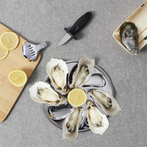 Coffret à Huîtres 9 Pièces En Acier Inoxydable -