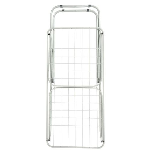 Etendoir à Linge Pliable 18 Mètres Étendage Blanc -