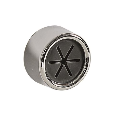 Accroche Torchon Adhésif Diamètre 4 Cm En Plastique Argenté -