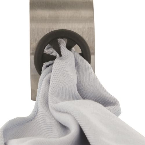 Accroche Torchon Adhésif En Acier Inoxydable -