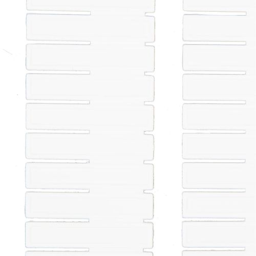 Set De 6 Séparateurs De Tiroir Modulables Blancs -